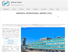 Tablet Screenshot of montreal-airport.com